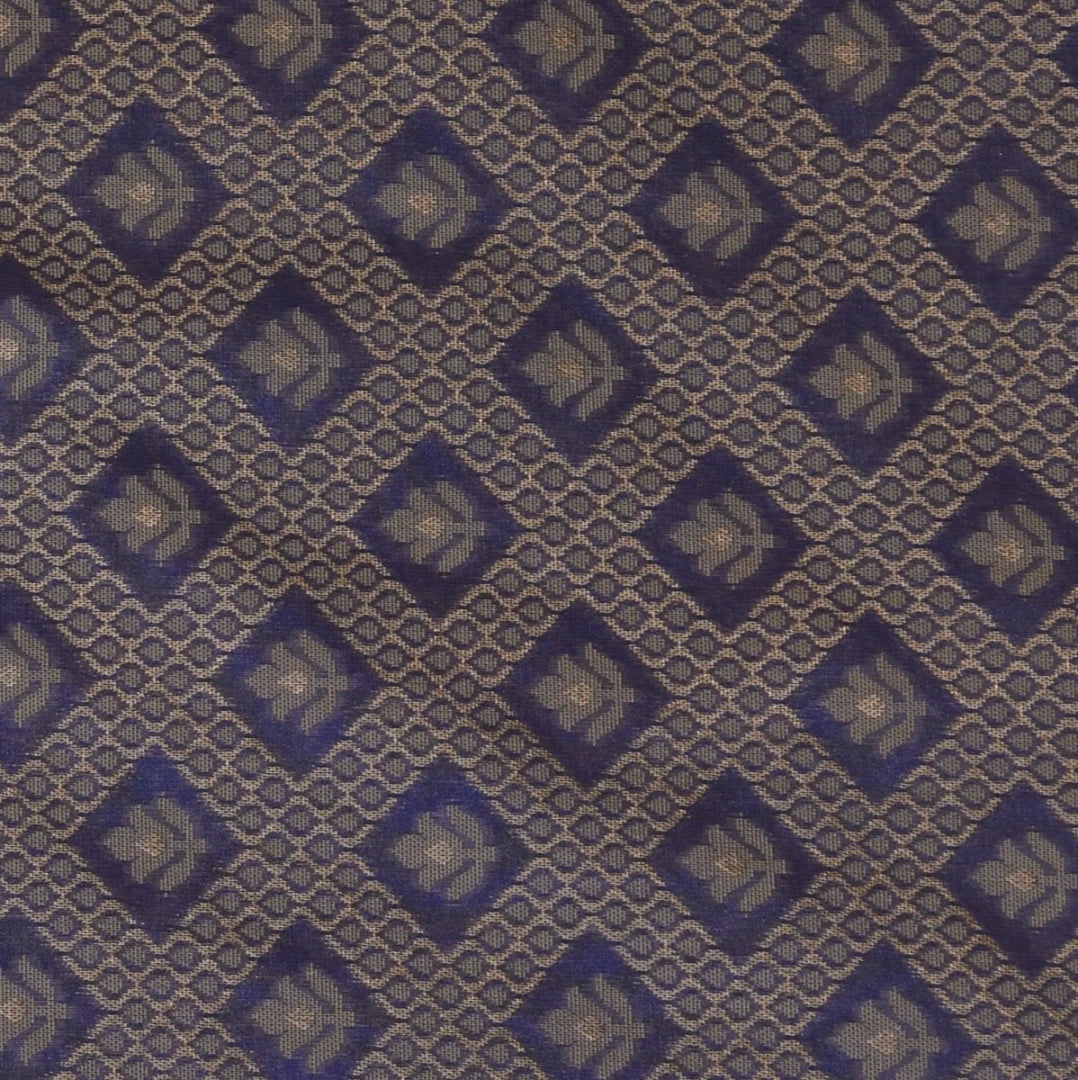 Banarasi Mauve Saree Jari Boarder with Blouse