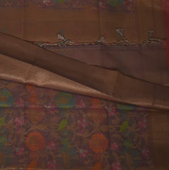 Semi Silk Light purple saree with jari boarder