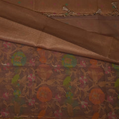 Semi Silk Light purple saree with jari boarder