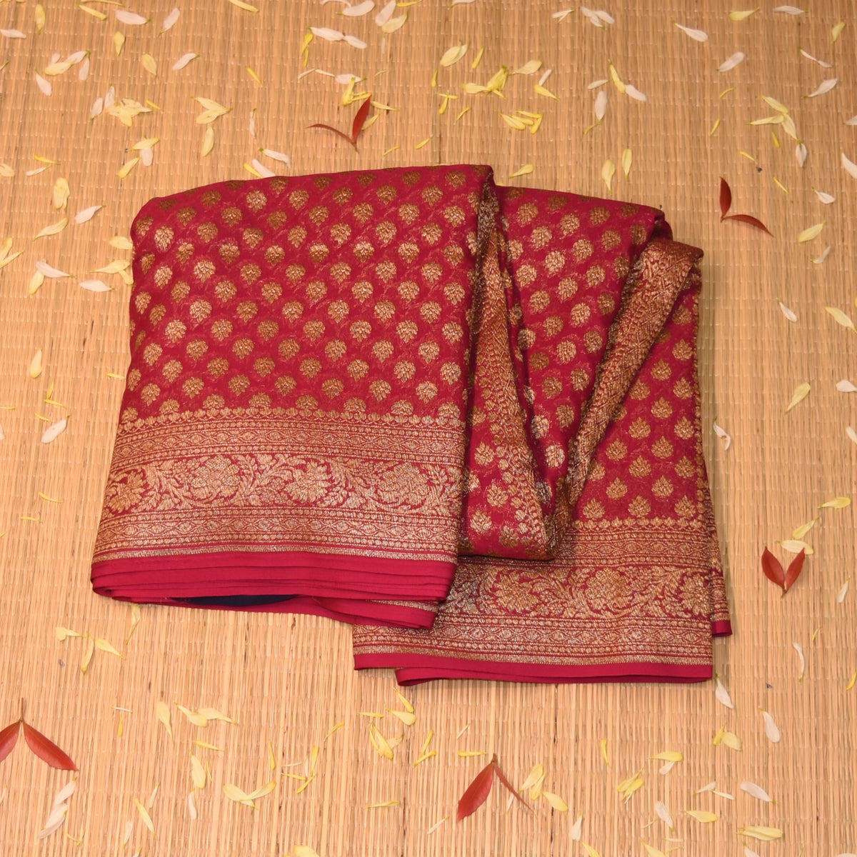 benarasi khadi silk 3509 rs.12200 pink saree with jari boarder