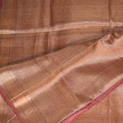 Cora tissue Maroon saree with full gold jari