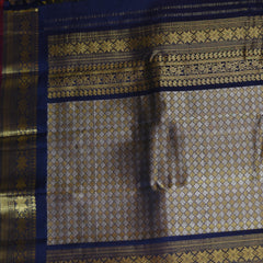 Gadwal pure silk lemon yellow saree with jari boarder