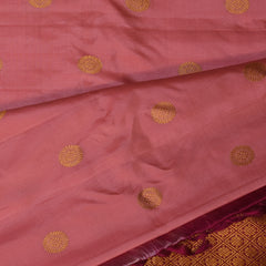 Gadwal pure silk pink saree with jari boarder