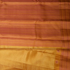Kanchivaram Pure silk Yellow saree with thread work boarder