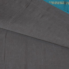 Semi Silk Cotton Grey saree with jari boarder