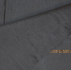 Kanchi Semi Cotton Silk Grey saree with jari boarder