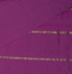 Kanchi Semi Cotton Silk Purple saree with jari boarder