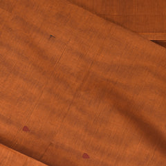Kanchi Cotton Orange saree with thread boarder