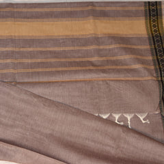 Kanchi Cotton Beige saree with thread boarder