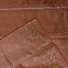 Banarasi Tussur Peach Saree with Blouse