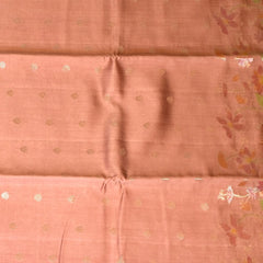 Banarasi Tussur Peach Saree with Blouse