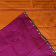 Kanchivaram silk Deep Berry Saree with Blouse