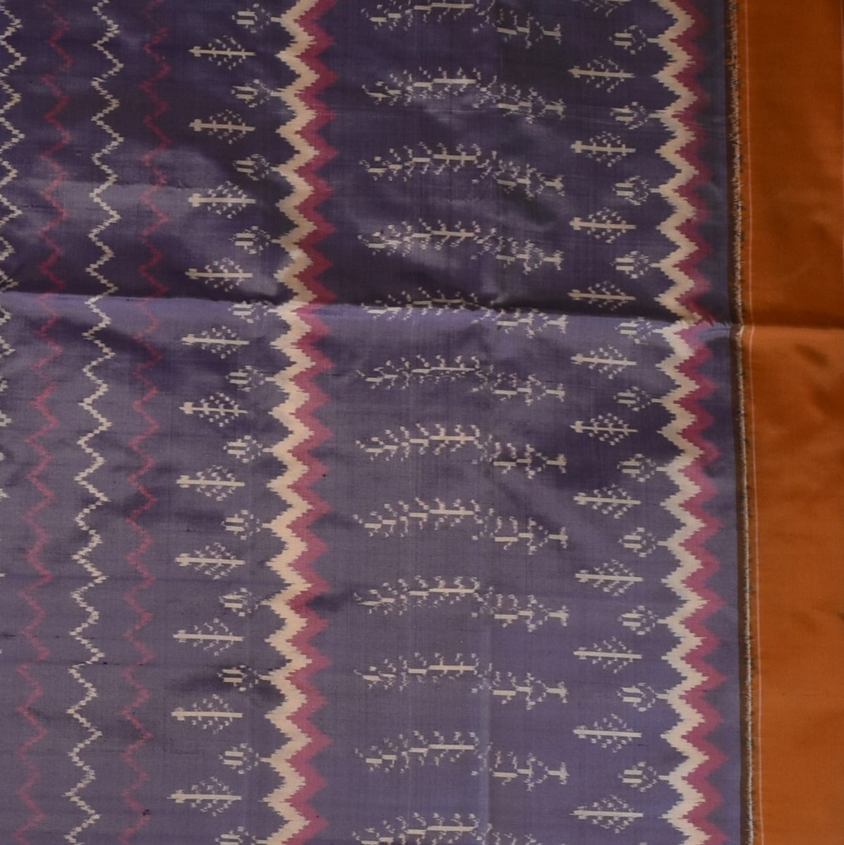 Pochampally ikkat Shadow Purple Saree with Blouse