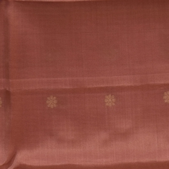 Kanchipuram Silk Coffee Brown Saree with Blouse