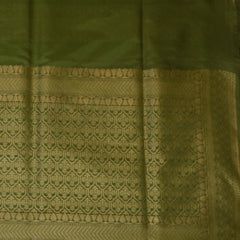 Banarasi Pista Green Jari Boarder with Blouse