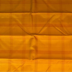 Kanchipuram Silk Bright Mustard Yellow Saree with Blouse