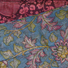 Chanderi saree Sky blue saree with jari Boarder