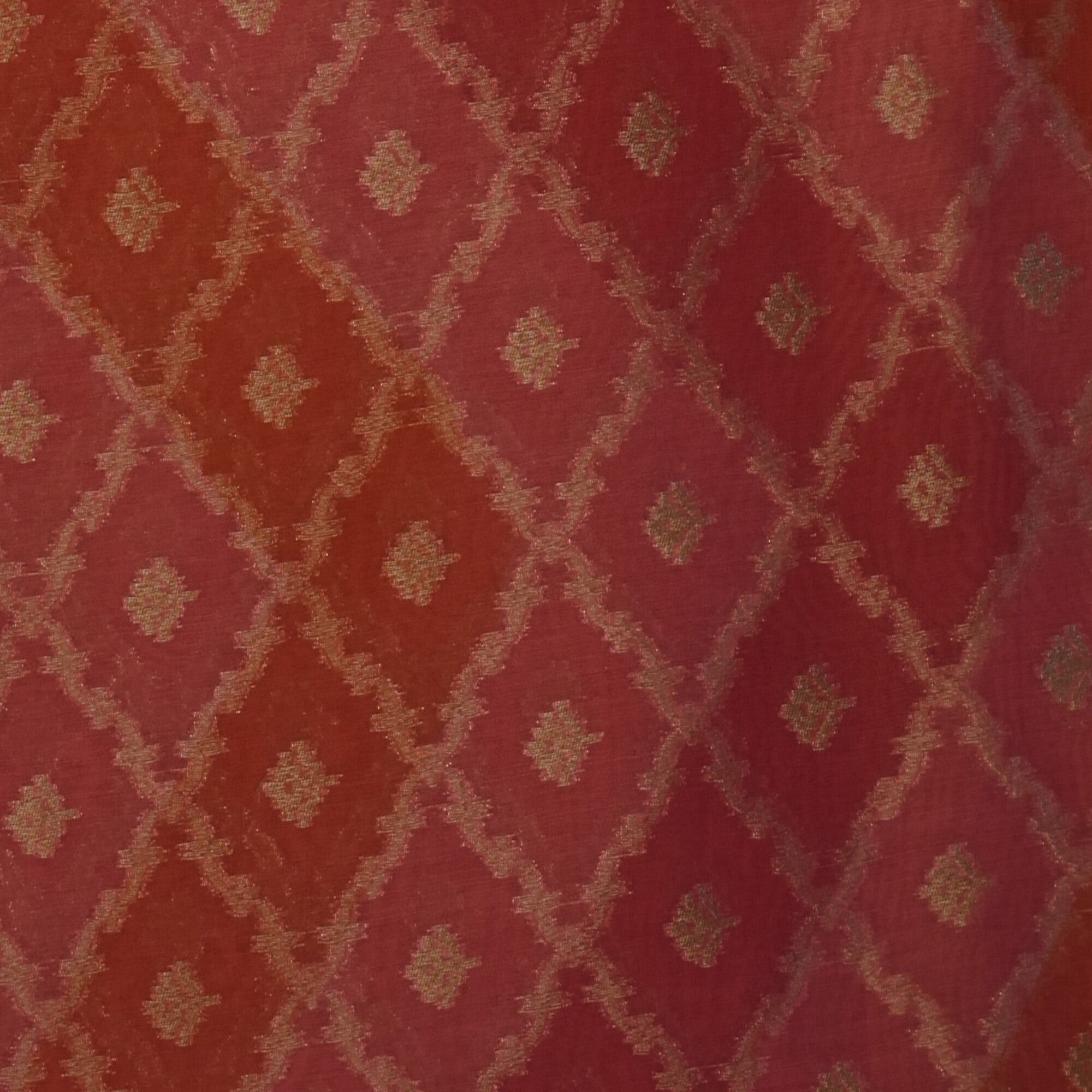 Benarasi cora pink mix saree with jari work boarder