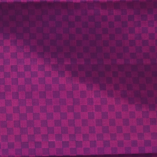 Kanchipuram Silk Deep Magenta Saree with Blouse