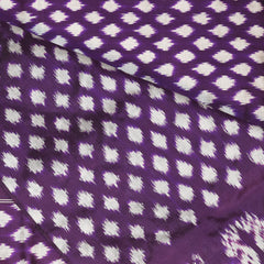 pochampally pure silk royal purple saree with jari border