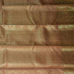 pure kanchivaram silk cream saree with big jari boarder