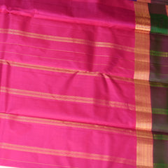 pure kanchi silk royal purple saree with jap jari boarder