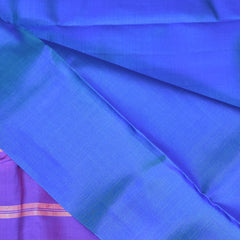 pure kanchi silk blue  saree with jap jari boarder