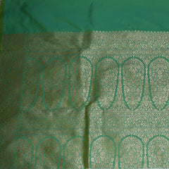 4401 Art silk benarasi sea green saree with jari work