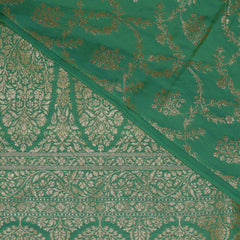 4401 Art silk benarasi sea green saree with jari work