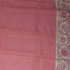 4413 pure tussur light orange saree with printed boarder