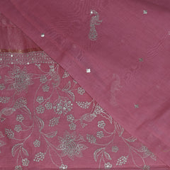 4416 pure tussur baby pink saree with jari motif