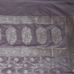 4430 Art silk benarasi dusky pink saree with full jari