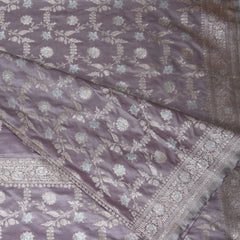 4430 Art silk benarasi dusky pink saree with full jari