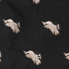 Banarasi Art Silk Black Saree Jari Boarder with Blouse