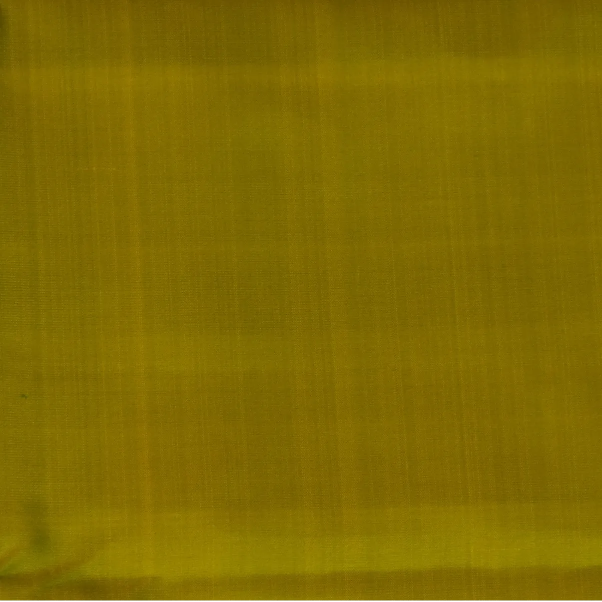 Kanchipuram Silk Mustard Green Saree with Blouse