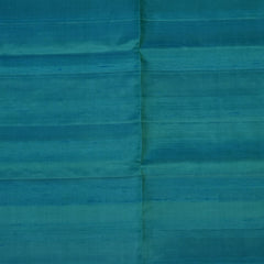 Pure silk Ocean Blue Saree with Blouse