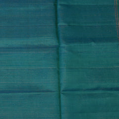 Pure silk Ocean Blue Saree with Blouse