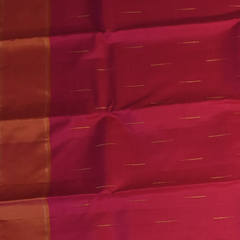 Kanchipuram Silk Deep Wine Red Saree with Blouse