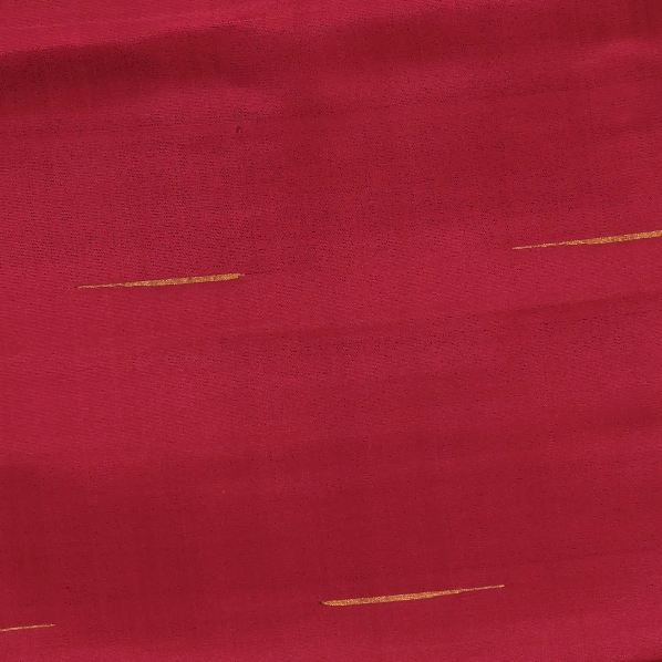 Kanchipuram Silk Deep Wine Red Saree with Blouse