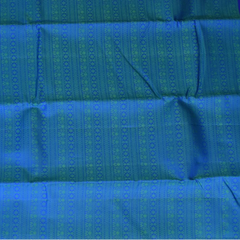 Kanchipuram Silk Azure Blue Saree with Blouse