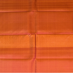 Kanchipuram Silk Amber Saree with Blouse