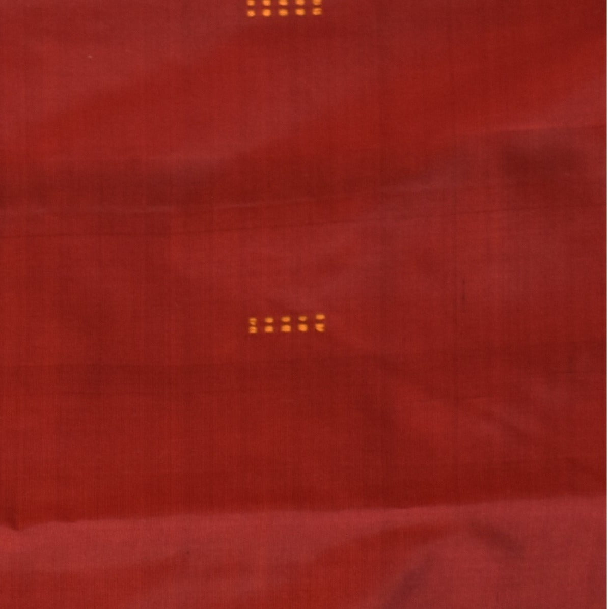 Kanchivaram silk Crimson Rust Saree with Blouse