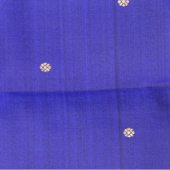 Kanchipuram Silk Indigo Saree with Blouse