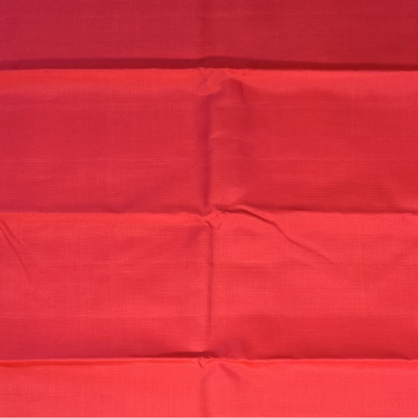 Kanchipuram Silk Carmine Red Saree with Blouse