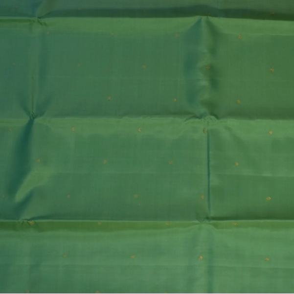 Kanchipuram Silk Sea Green Saree with Blouse