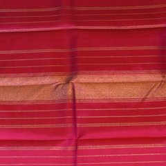 Kanchipuram Silk Goldenrod Saree with Blouse