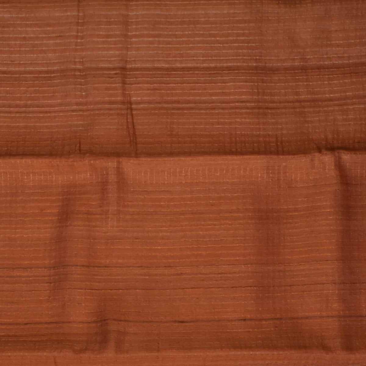 Tussar Silk Rustic Copper Saree with Blouse