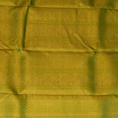 Kanchipuram Silk Olive Green Saree with Blouse