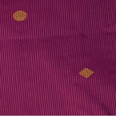 Kanchipuram Silk Amethyst Purple Saree with Blouse