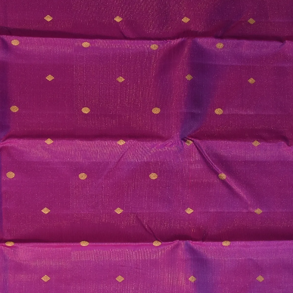 Kanchipuram Silk Amethyst Purple Saree with Blouse